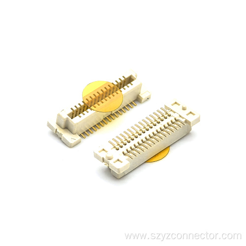 0.8mm Pitch Board to Board Connector Female SMT H4.0mm With Post 2*15P